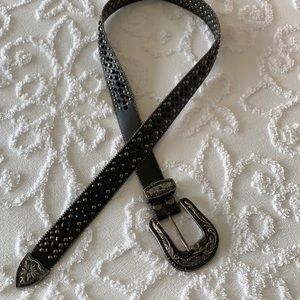 Western studded belt